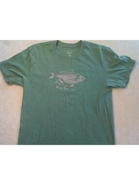 G.H. Bass & Co. Green Graphic T-Shirt Medium
